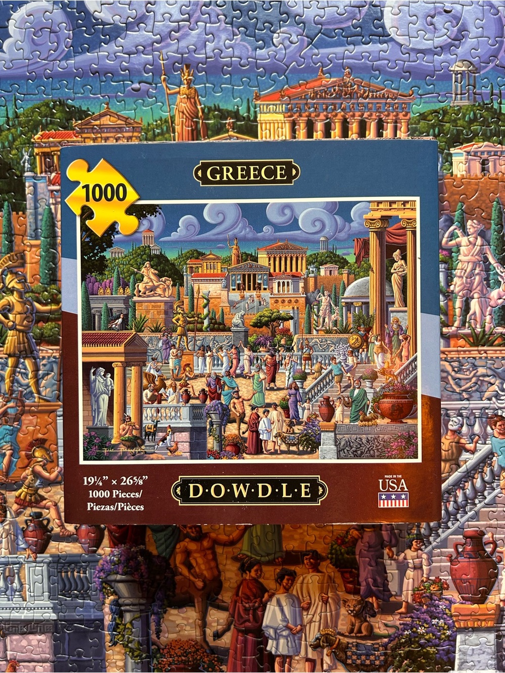 Dowdle Greece 1000-Piece Jigsaw Puzzle